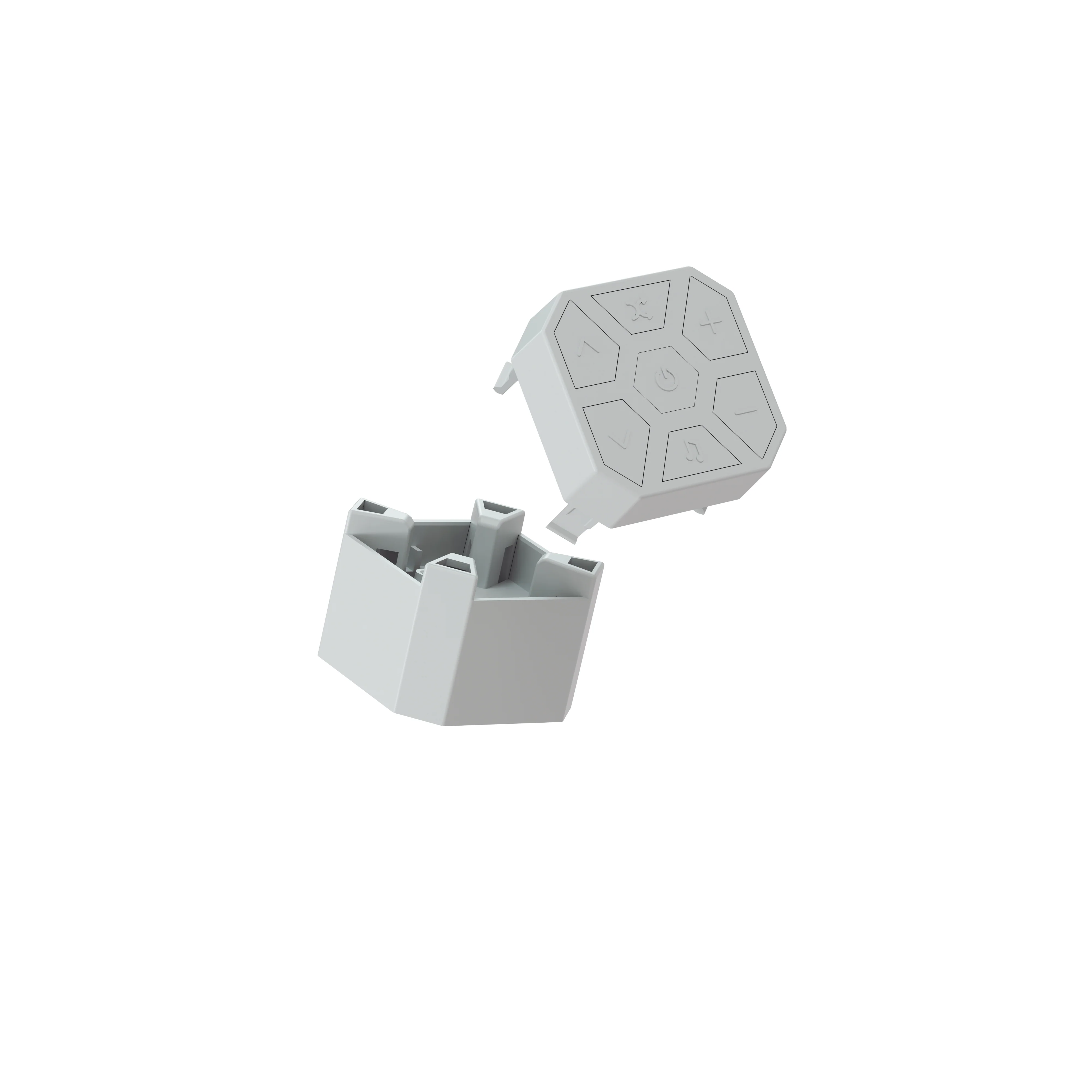 Lines 90 Degrees Connector with controller cap